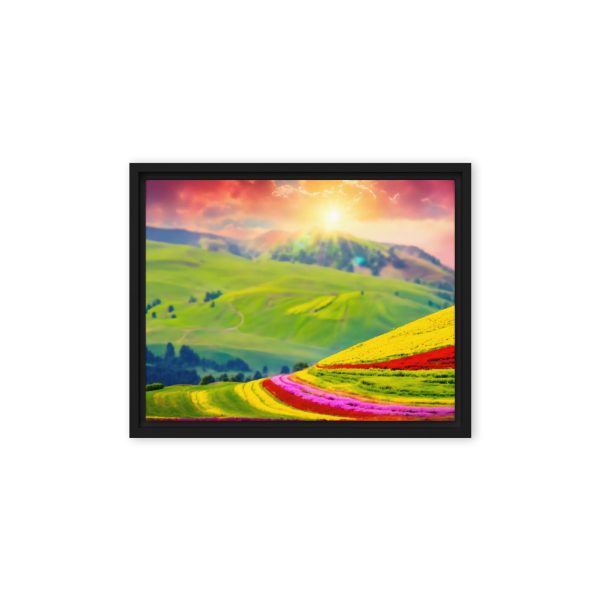 Sunrise Over Vibrant Fields - Image 4