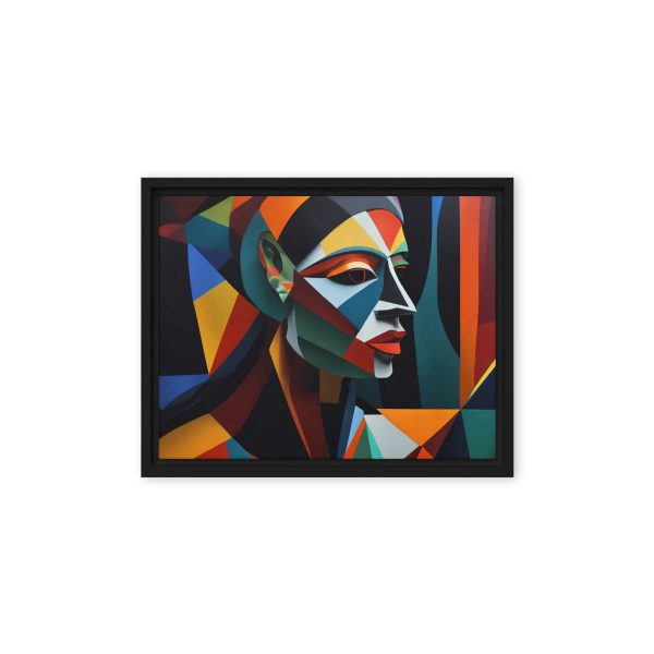 Geometric Woman in Vibrant Colors - Image 3