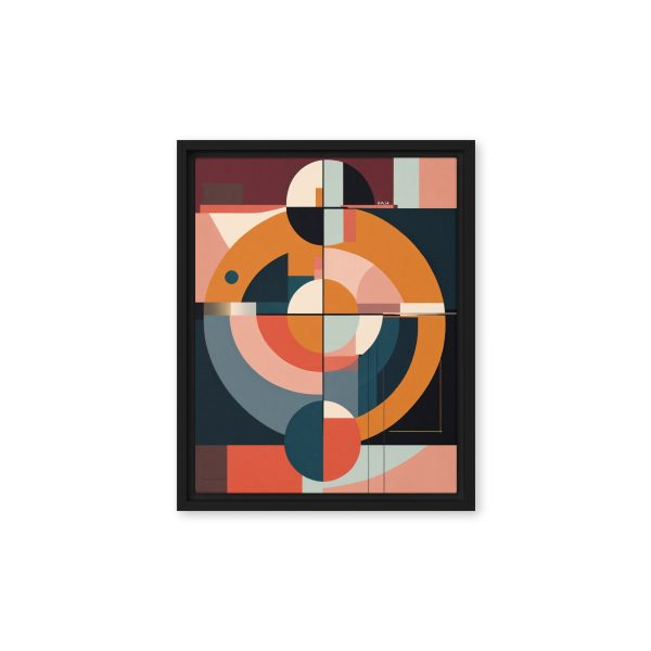 Geometric Harmony Abstract Canvas Print - Image 4