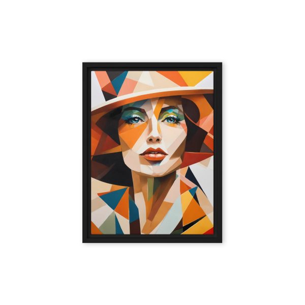 Prism of Elegance: Modern Geometric Portrait