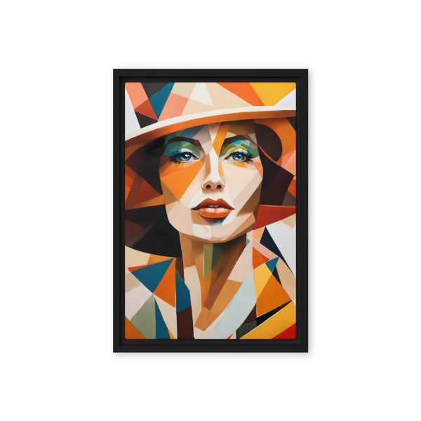 Prism of Elegance: Modern Geometric Portrait - Image 5