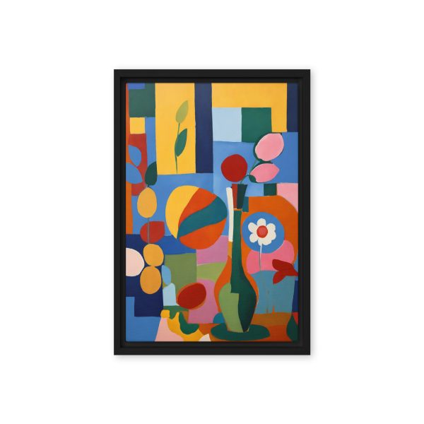 Cubist Garden Abstract Canvas Print - Image 5