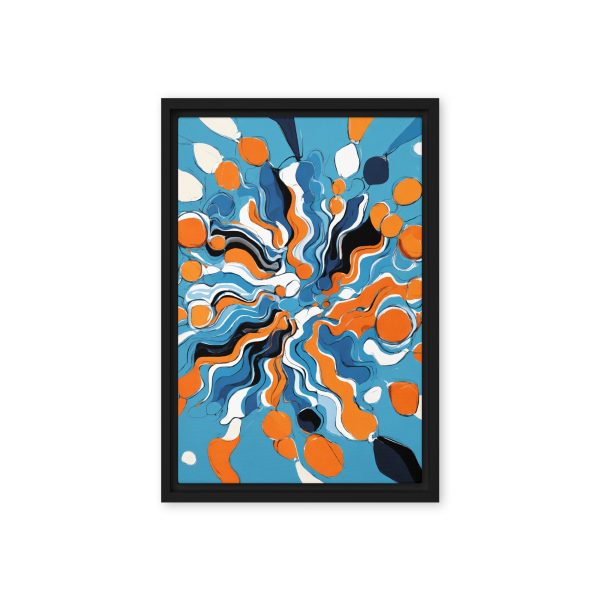 Cosmic Flow Abstract Canvas Print - Image 5