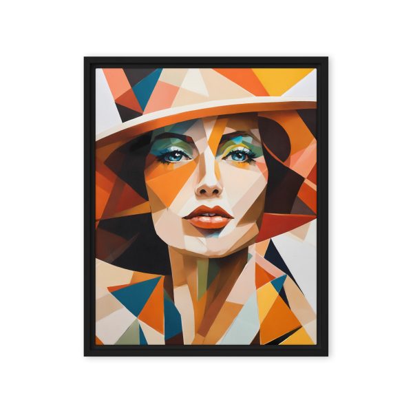 Prism of Elegance: Modern Geometric Portrait - Image 6