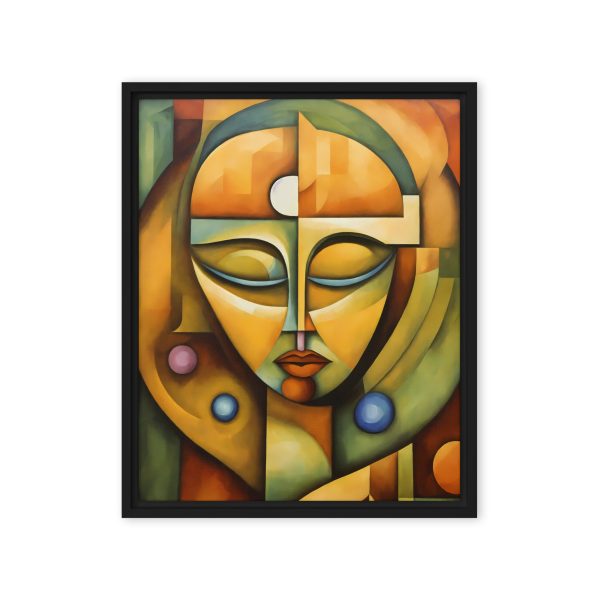 Facets of Harmony: Cubist Portrait Canvas - Image 6