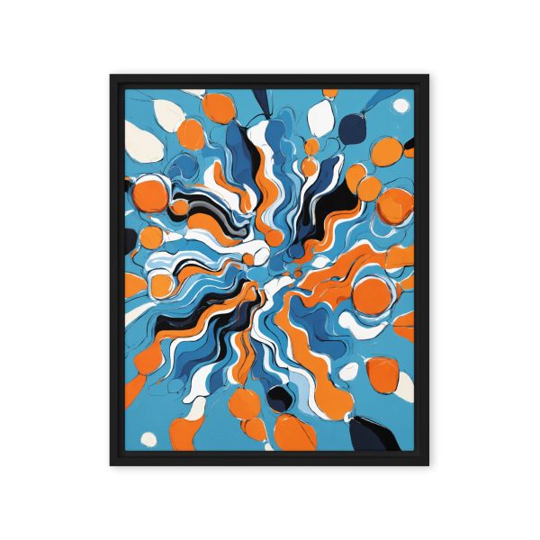 Cosmic Flow Abstract Canvas Print - Image 6