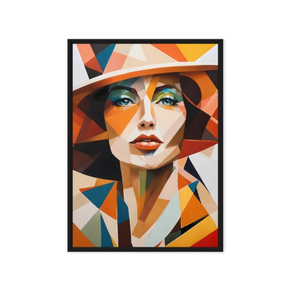 Prism of Elegance: Modern Geometric Portrait - Image 8