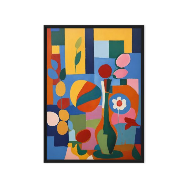 Cubist Garden Abstract Canvas Print - Image 8