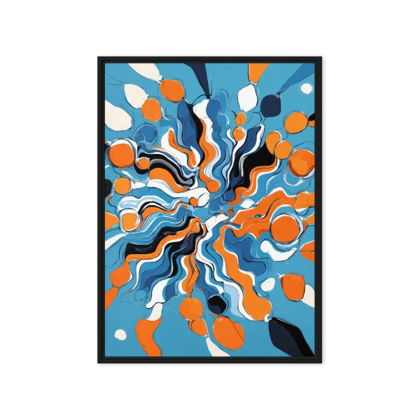 Cosmic Flow Abstract Canvas Print - Image 8