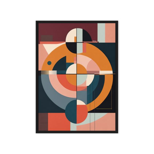 Geometric Harmony Abstract Canvas Print - Image 8