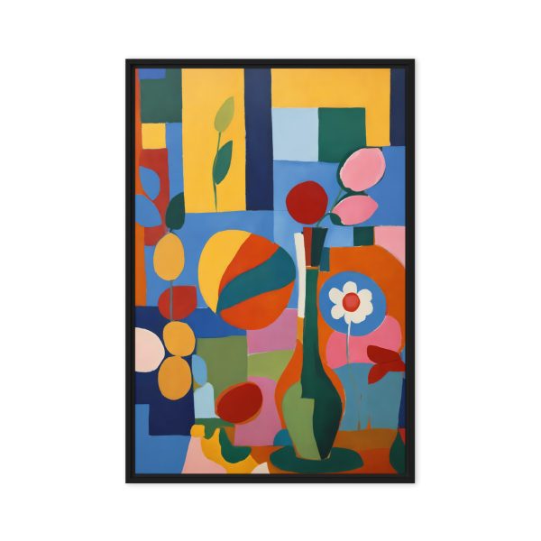 Cubist Garden Abstract Canvas Print - Image 9