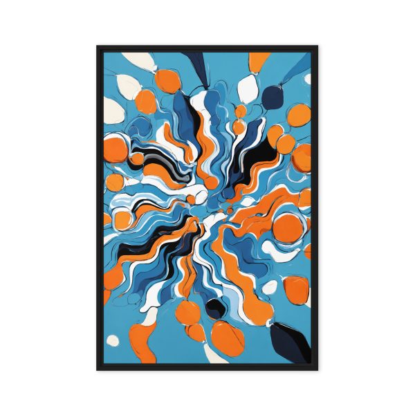 Cosmic Flow Abstract Canvas Print - Image 9