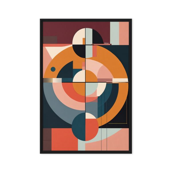 Geometric Harmony Abstract Canvas Print - Image 9