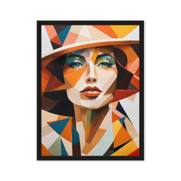 Prism of Elegance: Modern Geometric Portrait - Image 10