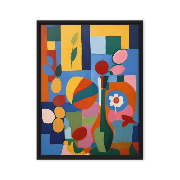 Cubist Garden Abstract Canvas Print - Image 10