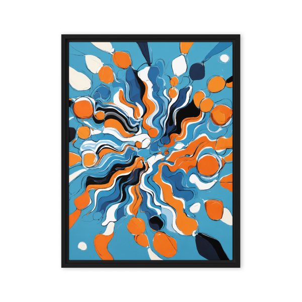 Cosmic Flow Abstract Canvas Print - Image 10