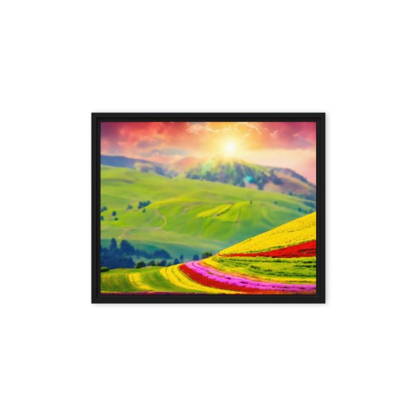 Sunrise Over Vibrant Fields - Image 2