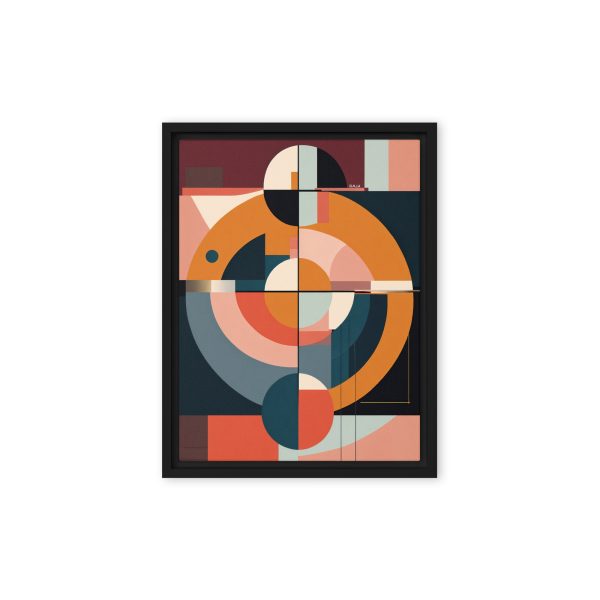 Geometric Harmony Abstract Canvas Print - Image 3