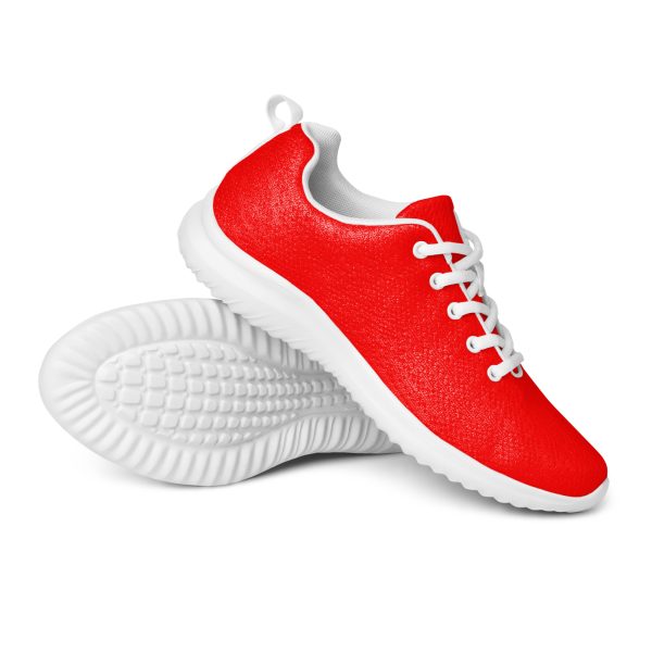 Energetic Red Men’s athletic shoes