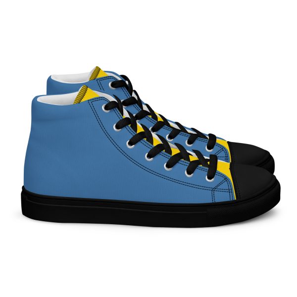 Moon Suave Men’s high top canvas shoes - Image 7