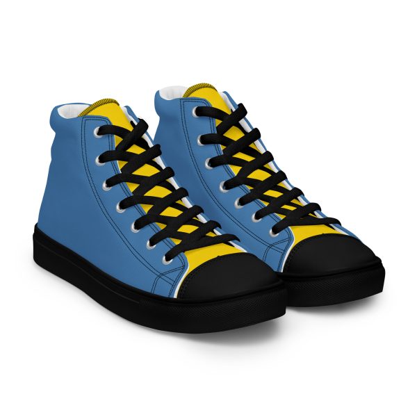 Moon Suave Men’s high top canvas shoes - Image 9