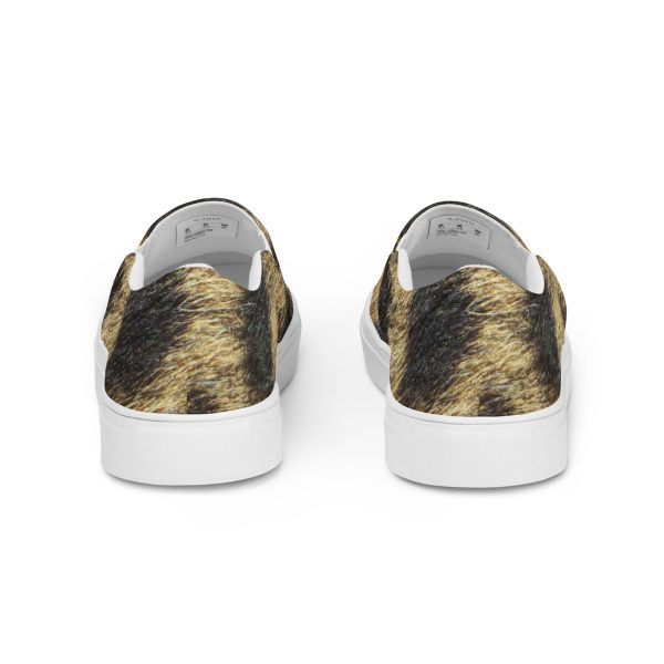 Men’s Leopard slip-on canvas shoes - Image 3