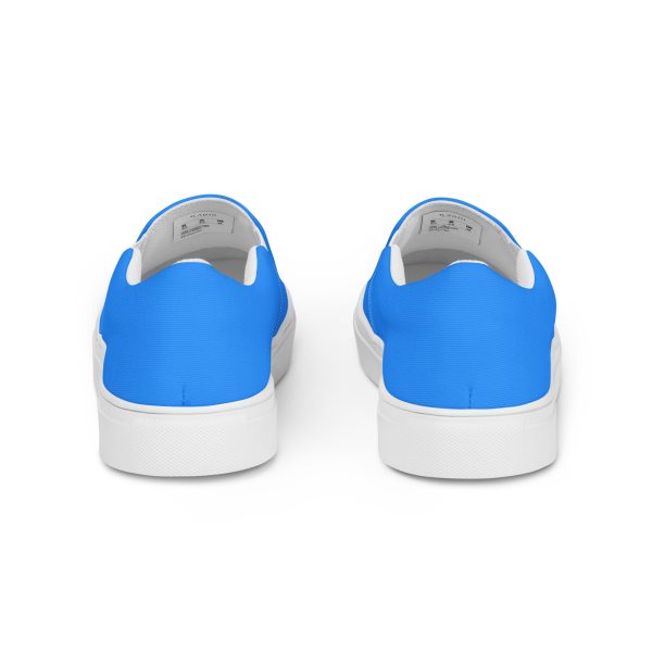 Ocean Blue Men’s slip-on canvas shoes - Image 3