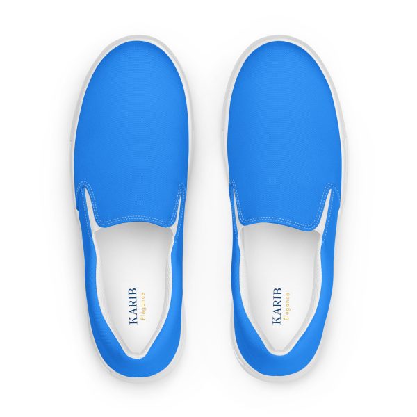 Ocean Blue Men’s slip-on canvas shoes