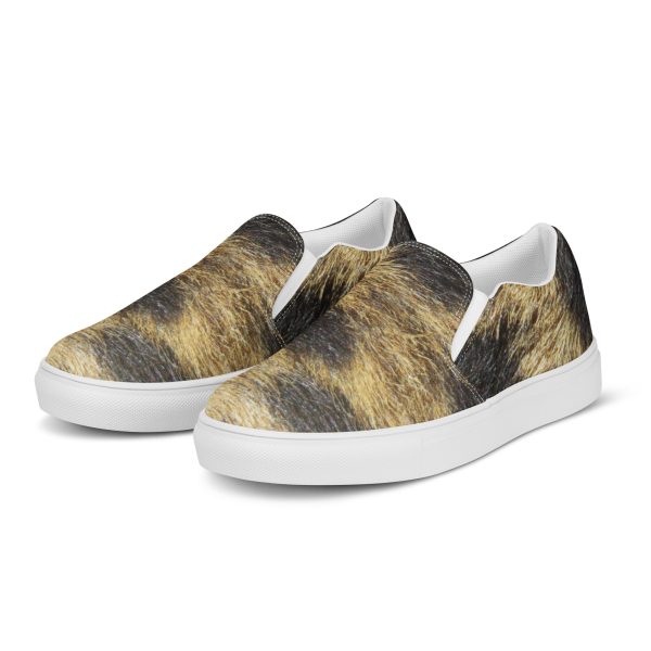 Men’s Leopard slip-on canvas shoes - Image 2