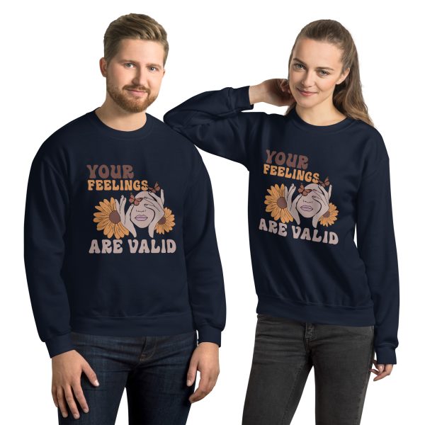 Feelings are Valid Sweatshirt - Image 2