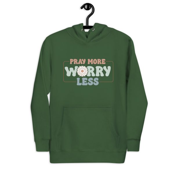 Pray More Worry Less Hoodie - Image 10