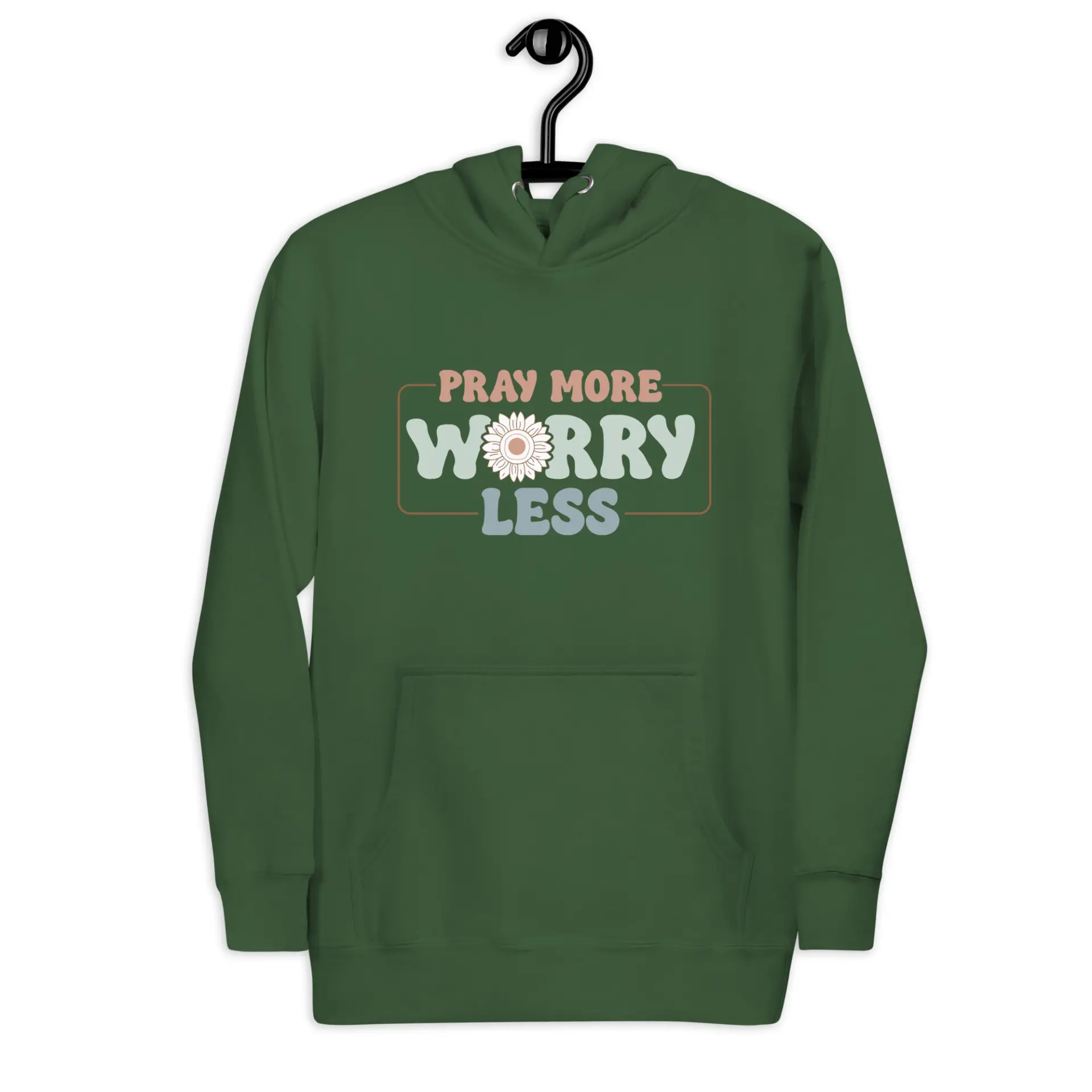 Pray More Worry Less Hoodie - Image 6