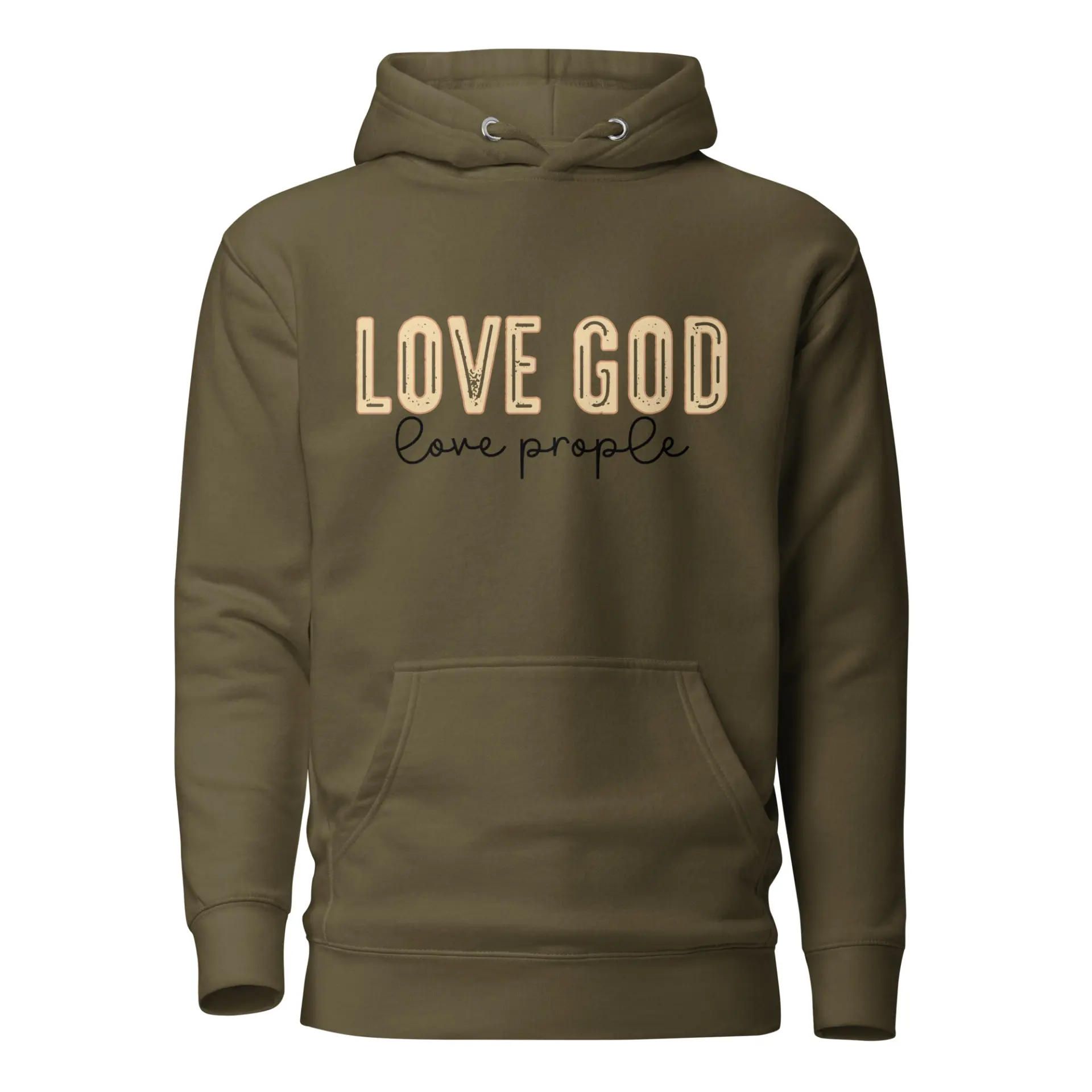 Love God Love People Hoodie - Image 5
