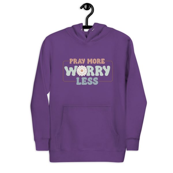 Pray More Worry Less Hoodie - Image 7