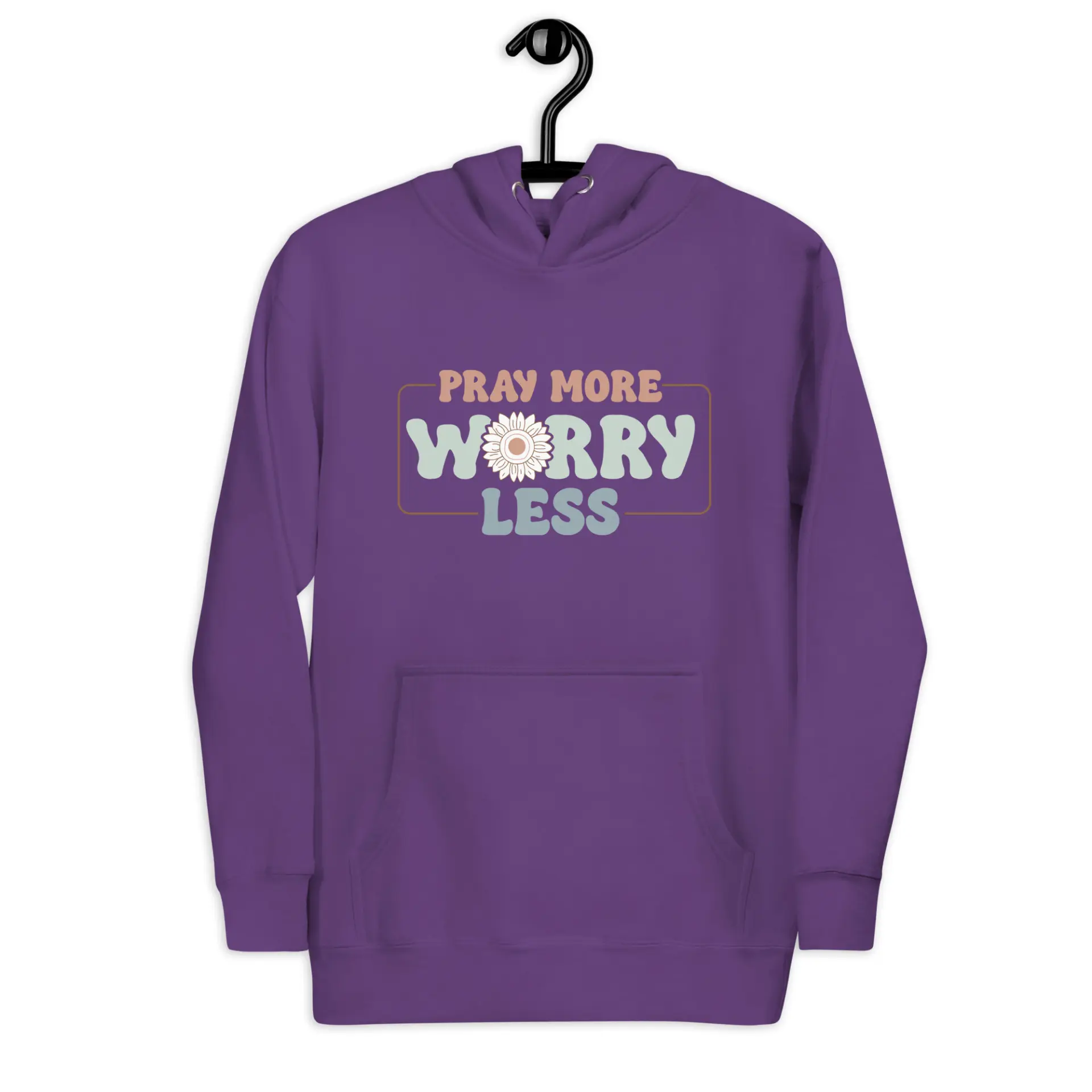 Pray More Worry Less Hoodie - Image 5