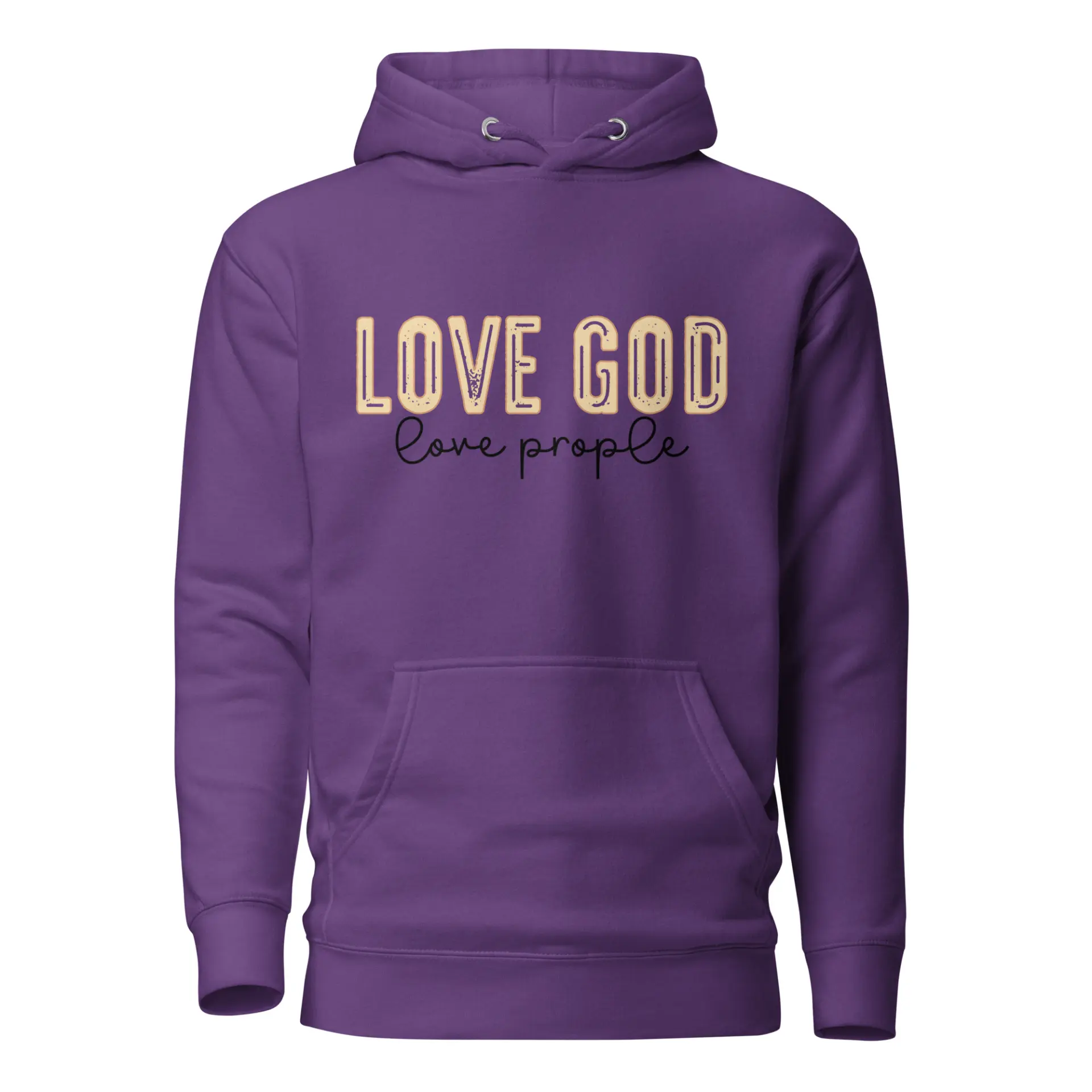 Love God Love People Hoodie - Image 3