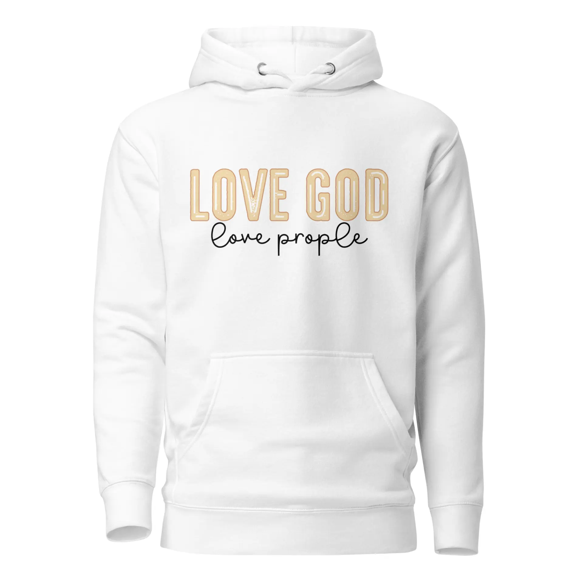 Love God Love People Hoodie - Image 13