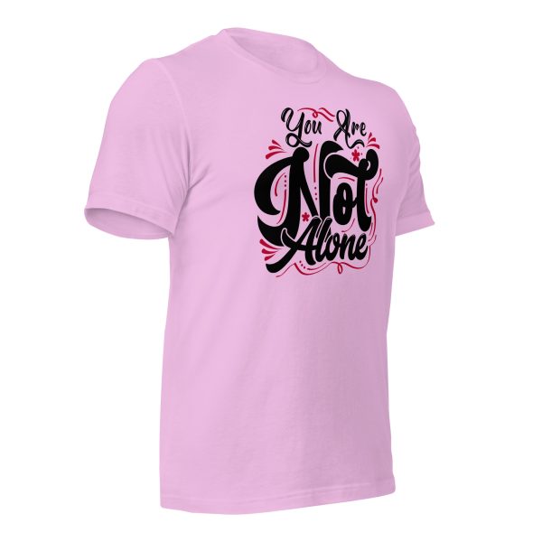 You are Not Alone (dark) t-shirt - Image 4