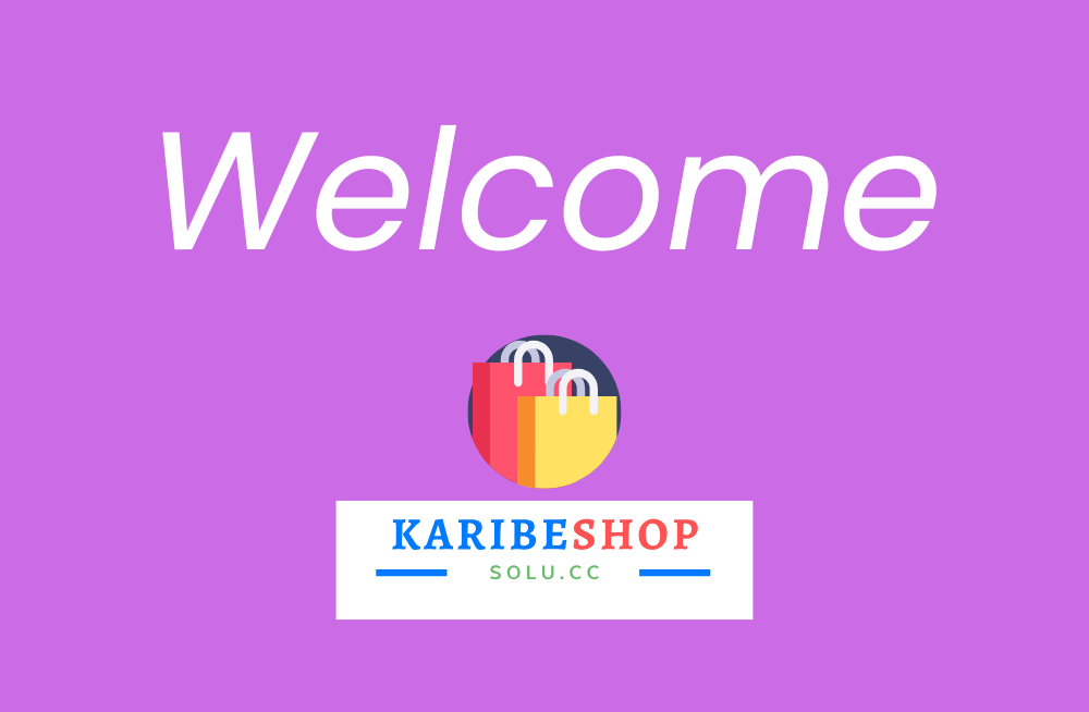 welcome to karibeshop banner