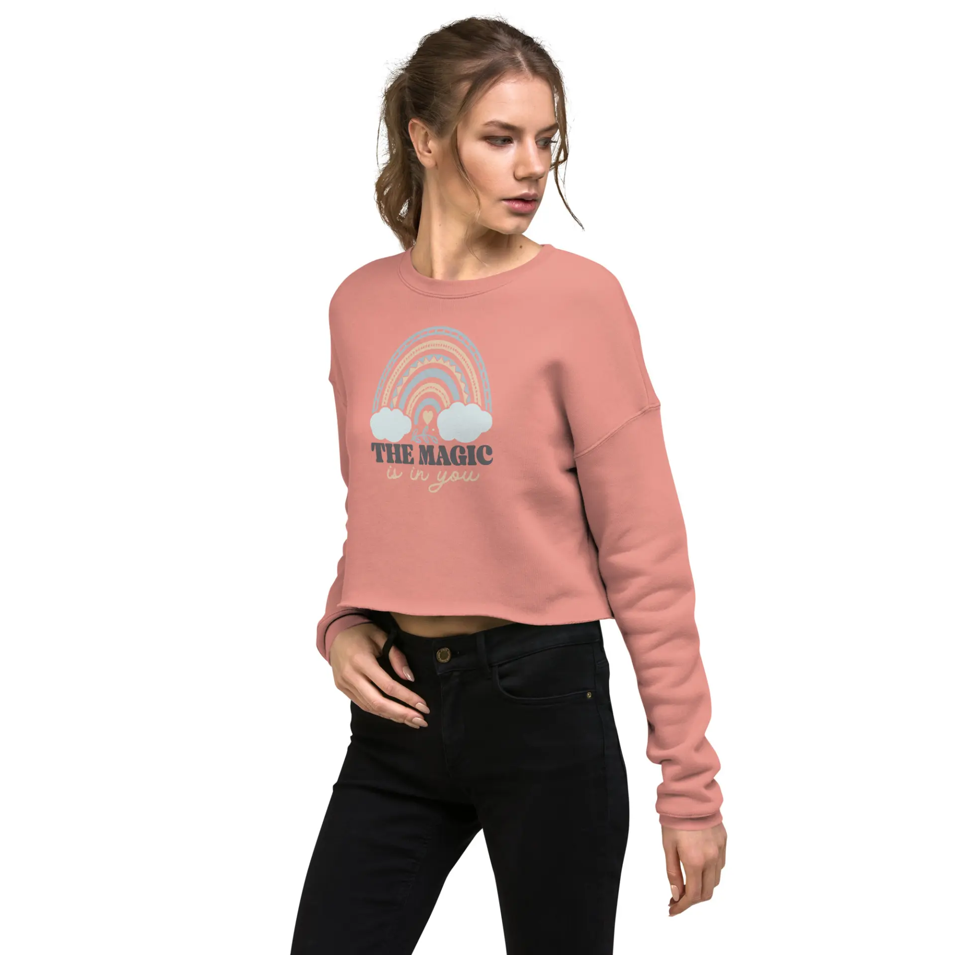 The Magic is in You Crop Sweatshirt - Image 6