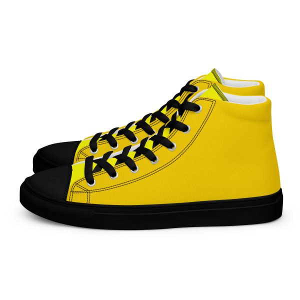 Sunshine Splash Women’s high top canvas shoes - Image 2