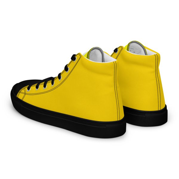 Sunshine Splash Women’s high top canvas shoes - Image 4