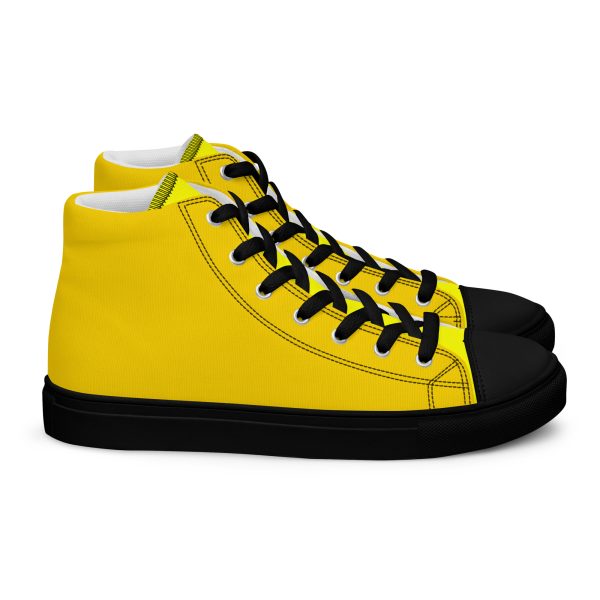 Sunshine Splash Women’s high top canvas shoes - Image 7