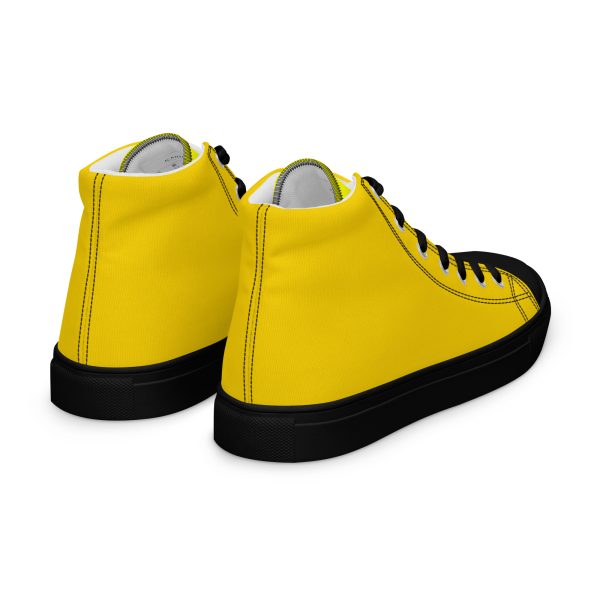 Sunshine Splash Women’s high top canvas shoes - Image 8