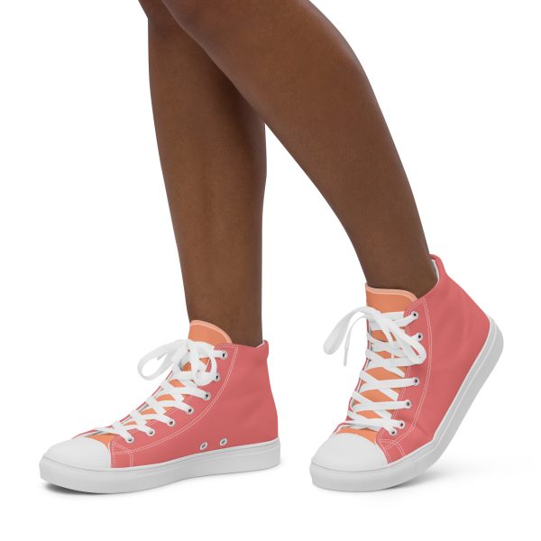 Sandy Beach Women’s high top canvas shoes