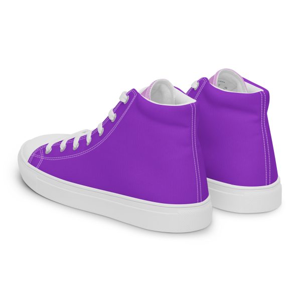 Island Orchid Women’s high top canvas shoes - Image 4