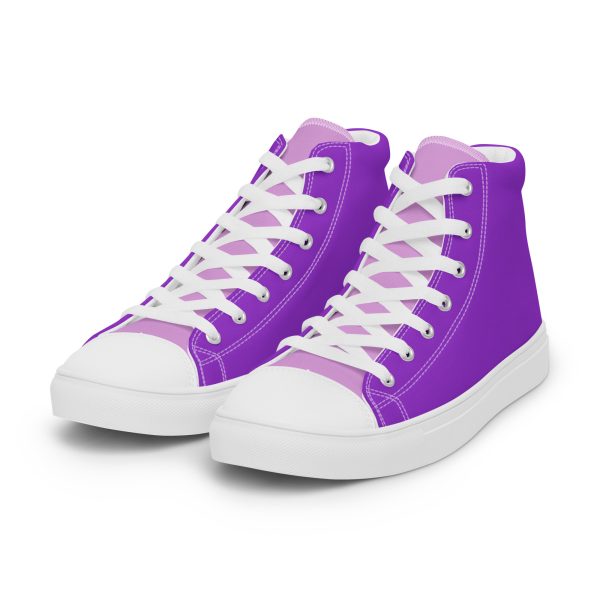 Island Orchid Women’s high top canvas shoes - Image 5