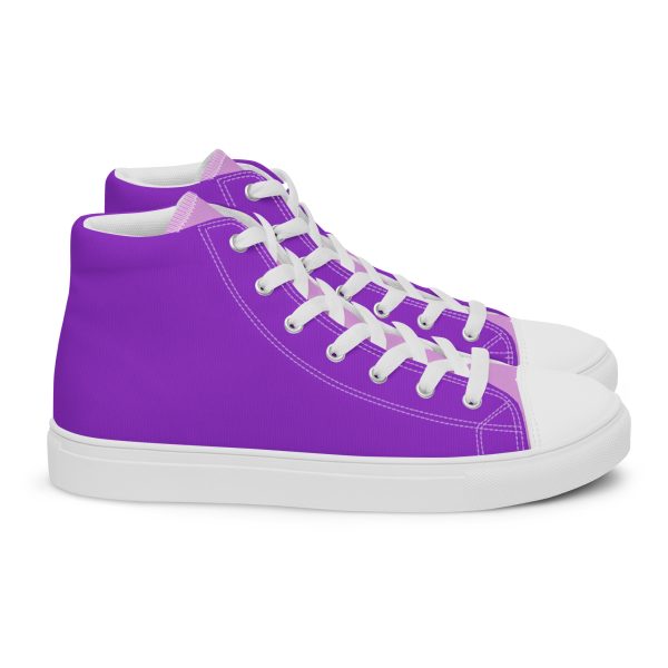 Island Orchid Women’s high top canvas shoes - Image 8