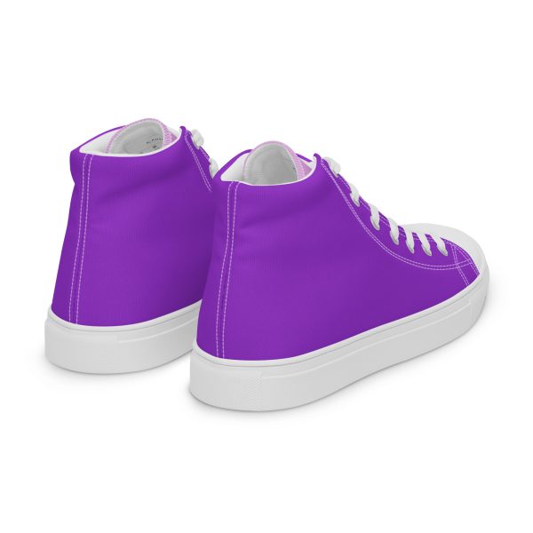 Island Orchid Women’s high top canvas shoes - Image 9