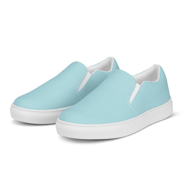 Powdered Blue Women’s slip-on canvas shoes - Image 2